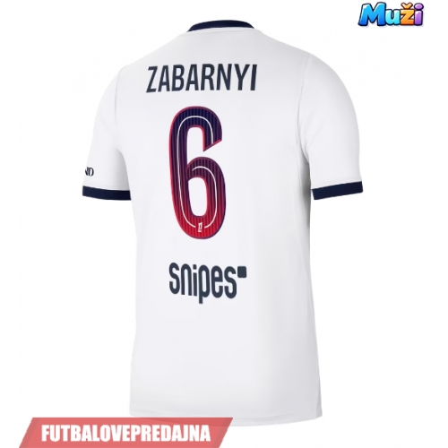 Lacne Muži Futbalové dres Paris Saint-Germain Ilya Zabarnyi #6 2026-27 Krátky Rukáv - Preč